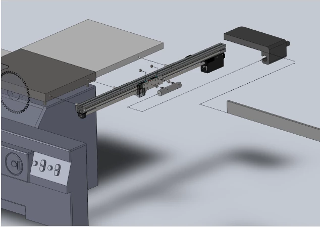 Устанавливается на любые модели форматно-раскроечных станков